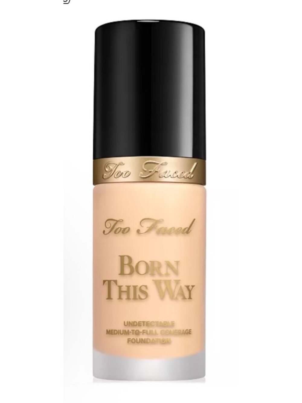 Two Faced Born This Way Warm Nude 1.0 fl oz Oil Free Med / Full Coverage NWB